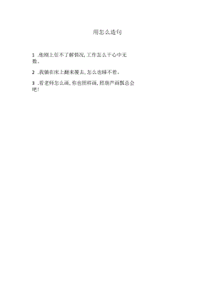 用怎么怎么造句.docx