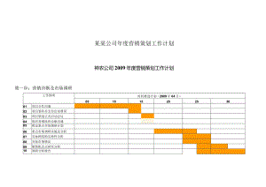 某某公司年度营销策划工作计划.docx