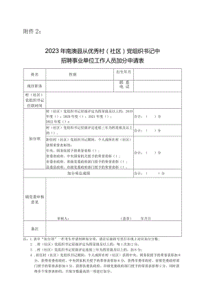 汕头市澄海区2012年公开招聘教师奖（加）分申请表.docx