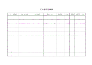 文件修改记录表.docx