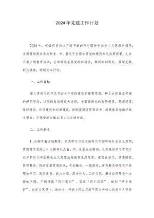 2024年党建工作计划.docx