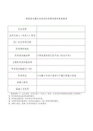南昌县冷藏冷冻食品贮存服务提供者备案表.docx