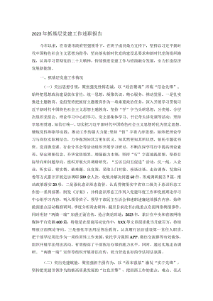 2023年抓基层党建工作述职报告.docx