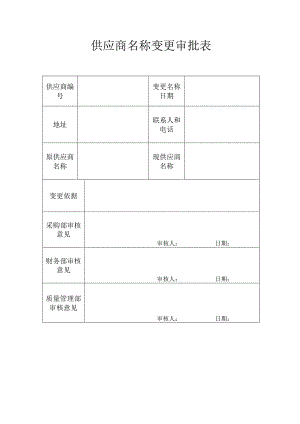 供应商名称变更审批表.docx