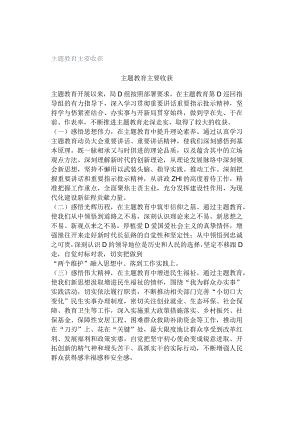 主题教育主要收获.docx