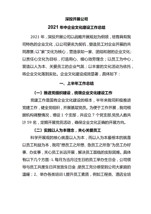 企业文化建设总结报告.docx