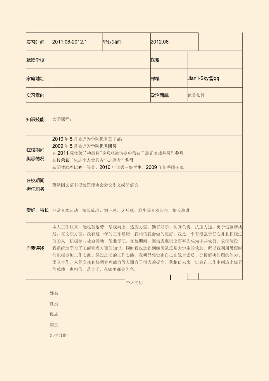 个人简历模板[万能版].docx_第3页