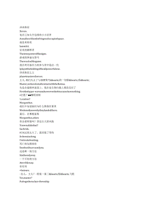 GalaxyofTerror《杀出银河系（1982）》完整中英文对照剧本.docx