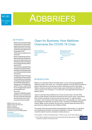 亚开行-商业开放：马尔代夫如何度过新冠肺炎危机（英）-2023.12_市场营销策划_重点报告2023.docx