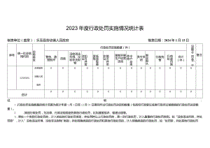 2023年度行政处罚实施情况统计表.docx
