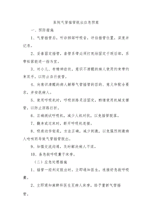 医院气管插管脱出应急预案.docx