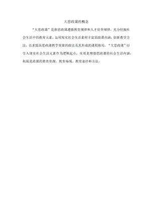大思政课的概念.docx