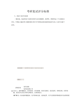 考研复试评分标准.docx