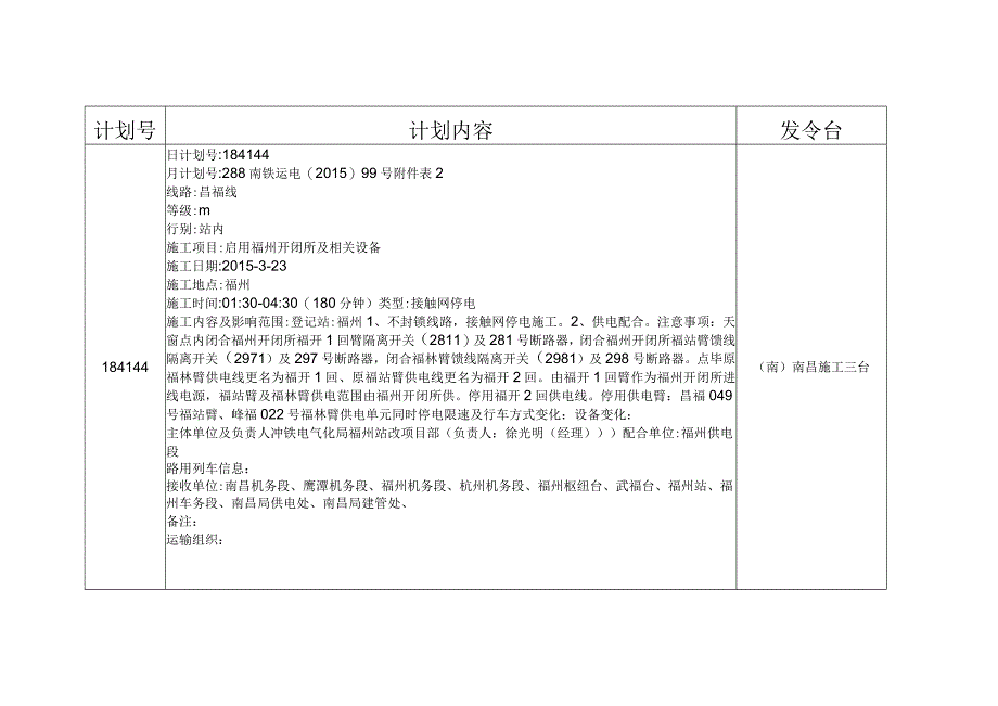 3月23日调度令(樟林、福州站).docx_第2页
