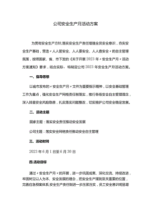 公司安全生产月活动方案.docx