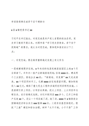 党史学习教育交流发言2篇（乡镇）.docx