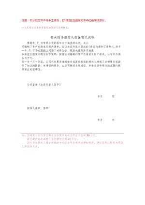 4-6.债务清偿及债务担保情况的说明.docx