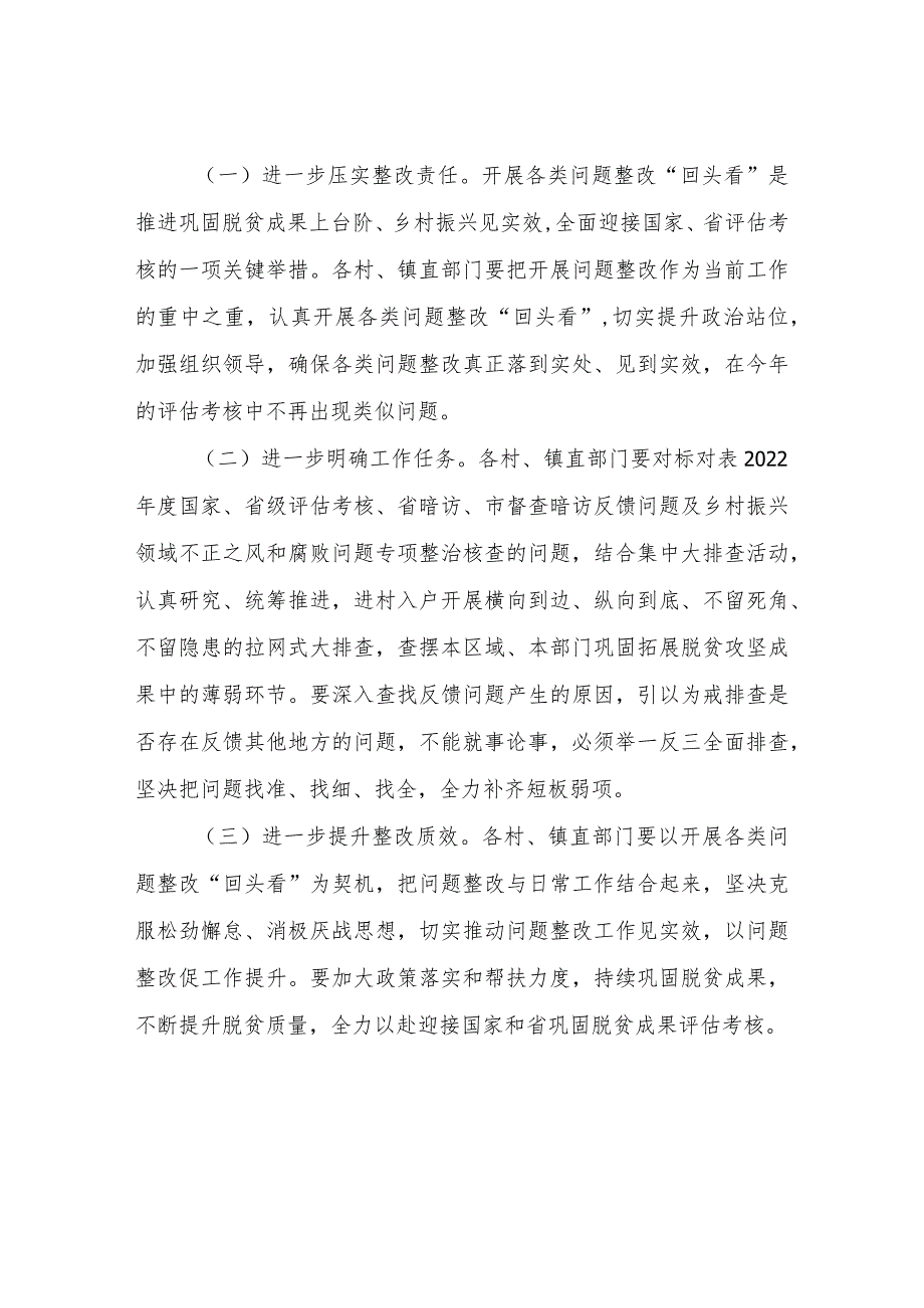 XX镇各类问题整改“回头看”实施方案.docx_第3页
