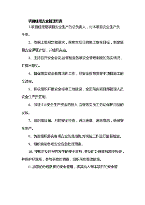 项目经理安全管理职责.docx