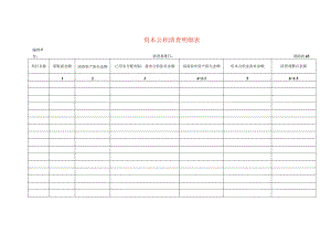 资本公积清查工作底稿明细表.docx