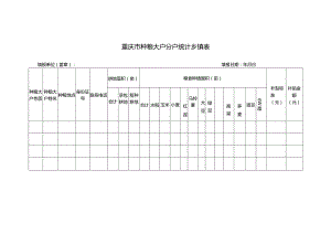 重庆市种粮大户分户统计乡镇表.docx