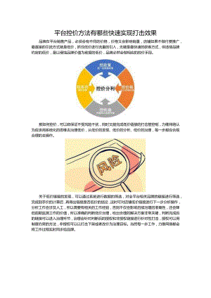 平台控价方法有哪些快速实现打击效果.docx