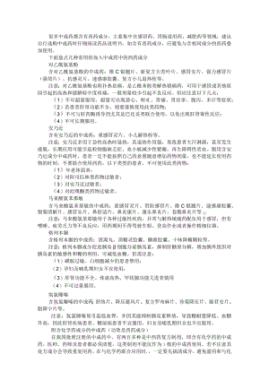 含有西药成分的中成药服用注意要点.docx