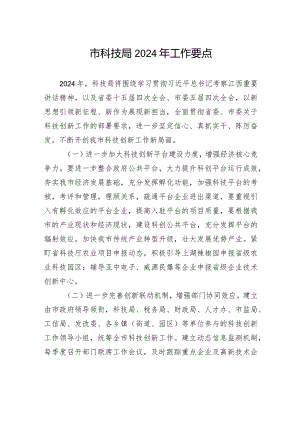 市科技局2024年工作要点.docx