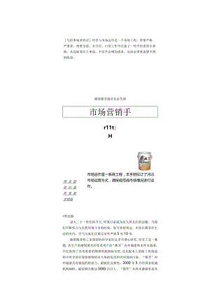 德国都芳漆市场营销手册.docx