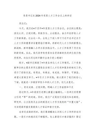 党委书记在2024年党委人才工作会议上的讲话.docx