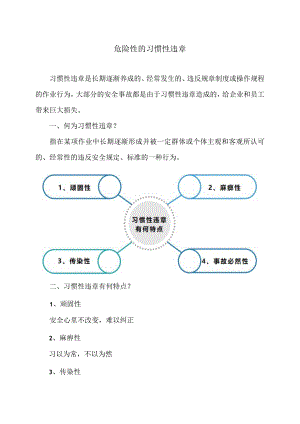 危险性的习惯性违章（2024年）.docx