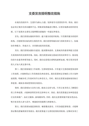 支委发言提纲整改措施.docx