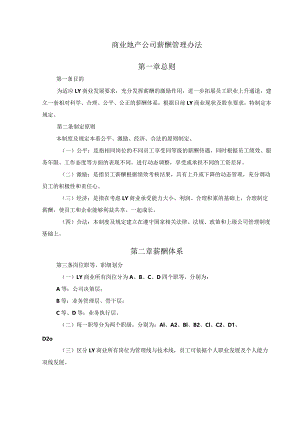 商业地产公司薪酬管理办法.docx