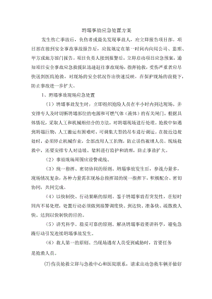 坍塌事故应急处置方案.docx