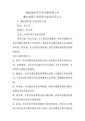 2024-2025年慢性病防控工作领导小组成员及分工.docx