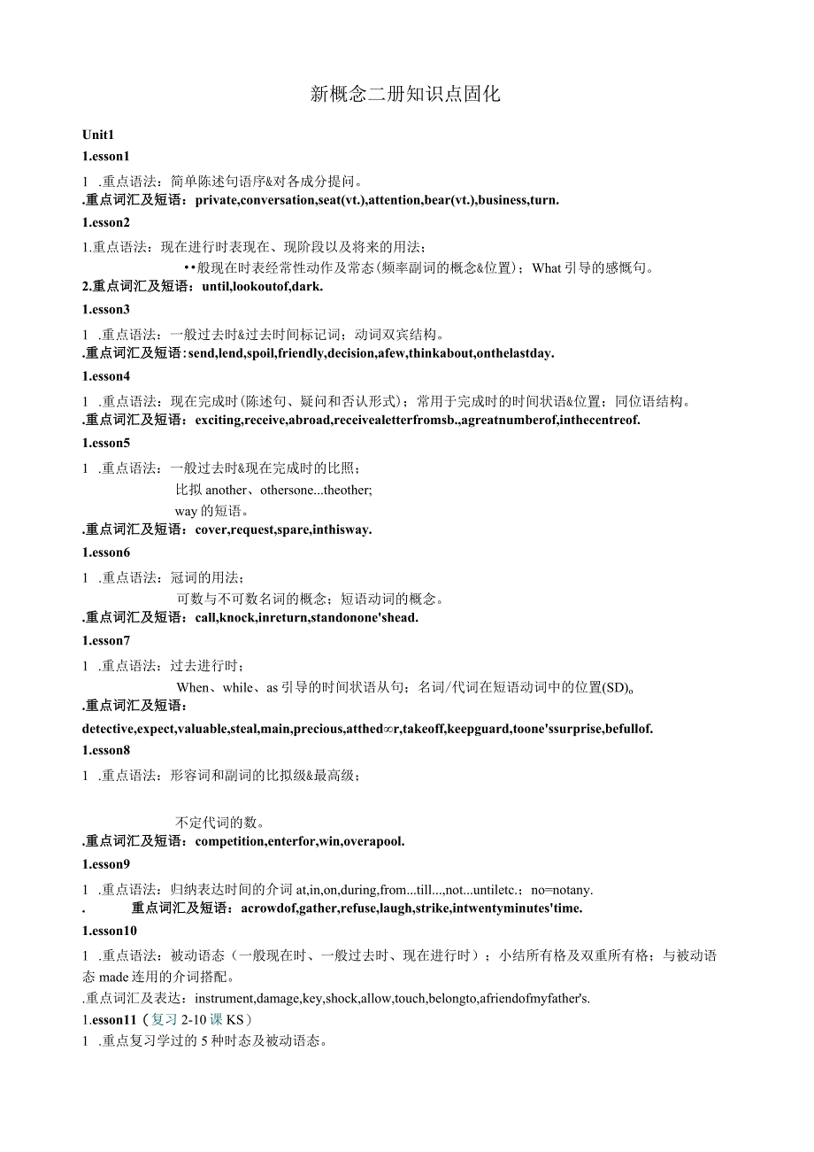 新概念二册知识点固化@.docx_第1页