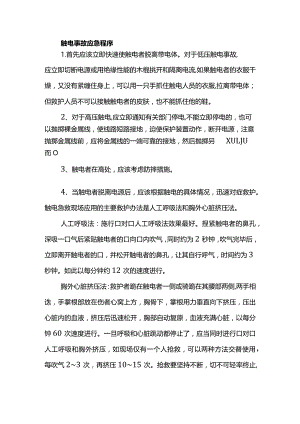 触电事故应急程序.docx