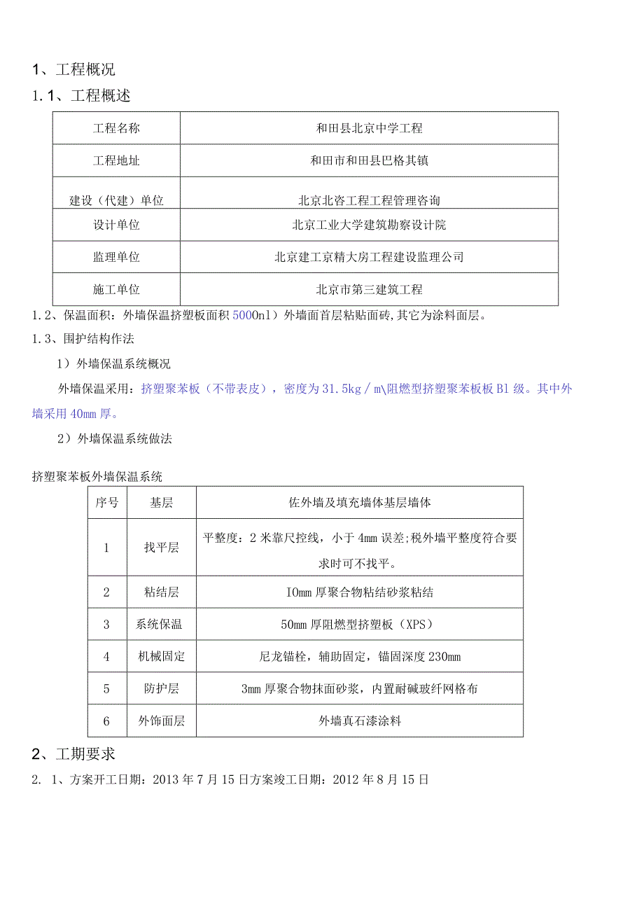 挤塑板外墙保温专项施工方案.docx_第1页
