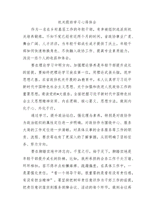 机关跟班学习心得体会.docx