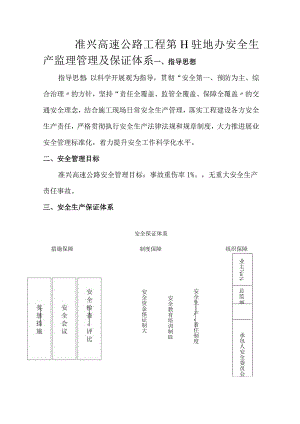 高速公路工程安全生产监理管理及保障措施.docx