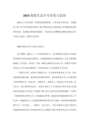 2024大学生会计专业实习总结.docx