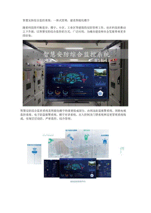 智慧安防综合监控系统.docx