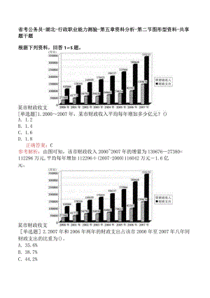 省考公务员-湖北-行政职业能力测验-第五章资料分析-第二节图形型资料-.docx