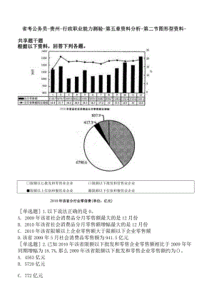 省考公务员-贵州-行政职业能力测验-第五章资料分析-第二节图形型资料-.docx