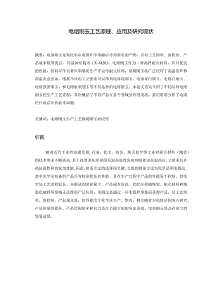 电熔刚玉工艺原理.docx