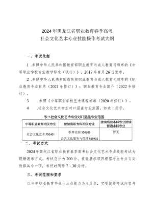 75-7社会文化艺术专业技能操作考试大纲.docx