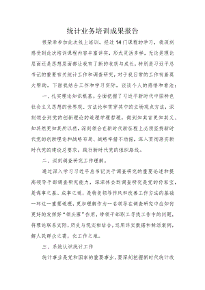 统计业务培训成果报告.docx