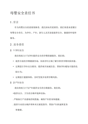 母婴安全责任书.docx