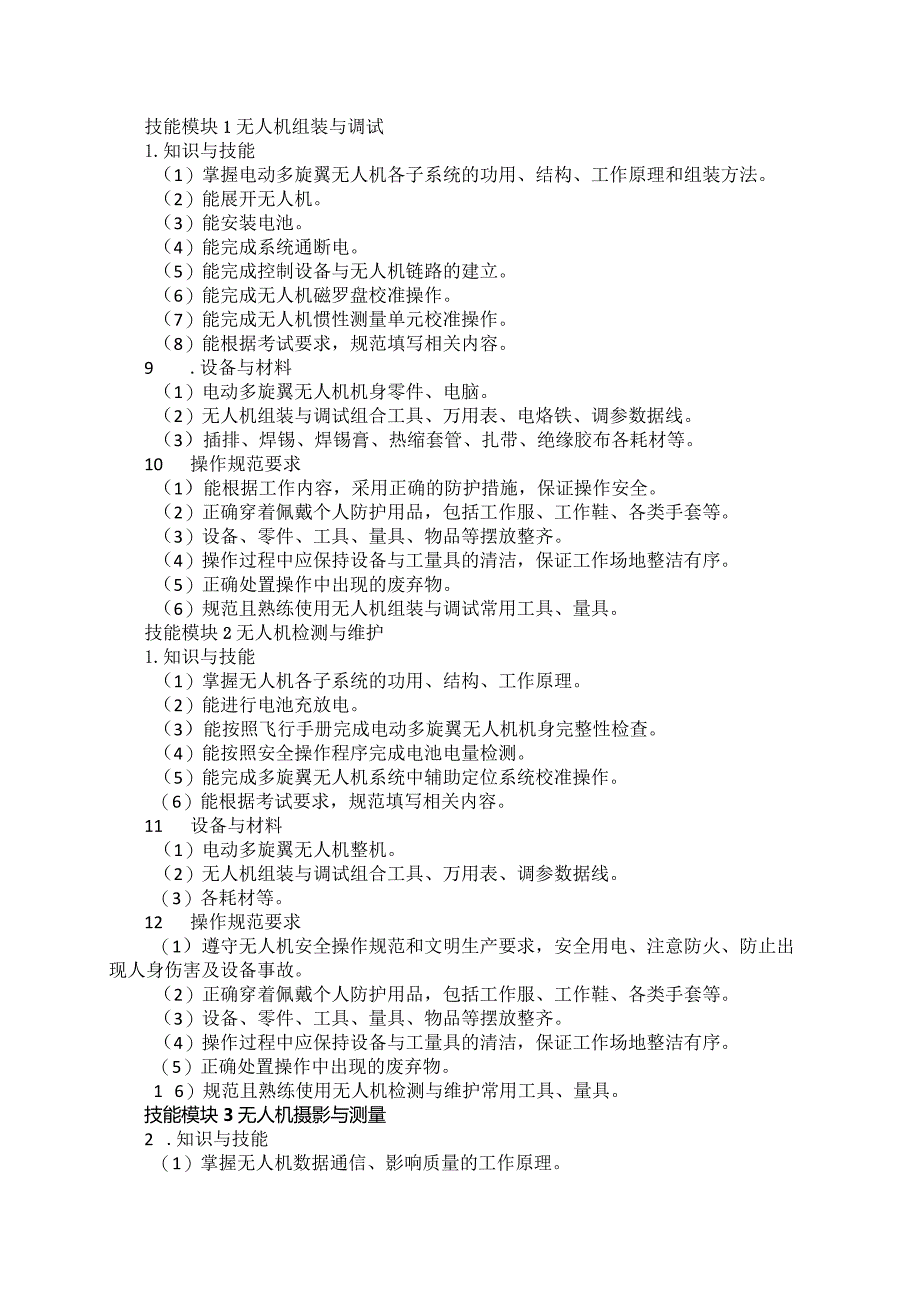 66-5无人机操控与维护专业技能操作考试大纲.docx_第2页