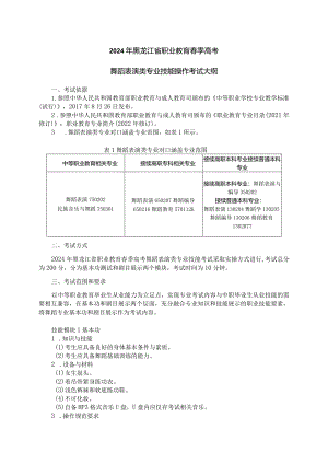 75-5舞蹈表演类专业技能操作考试大纲.docx